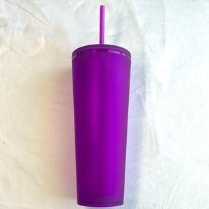 RARE Starbucks Matte Purple Soft Touch Tumbler Cold Cup Venti 2022